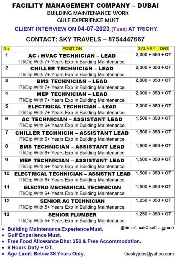 IFM Dubai Gulfjobvacancy